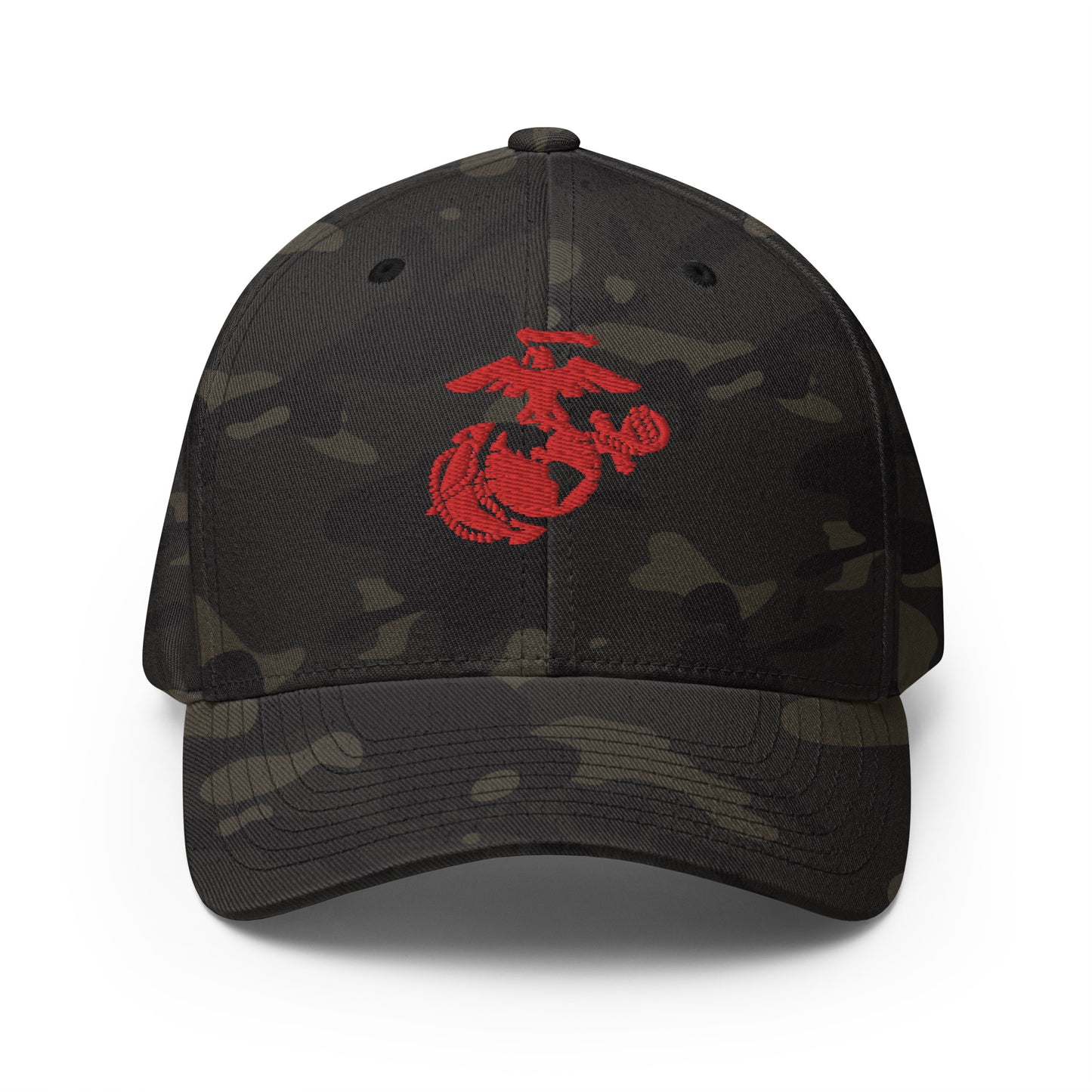 Marine Red logo Structured Twill Cap